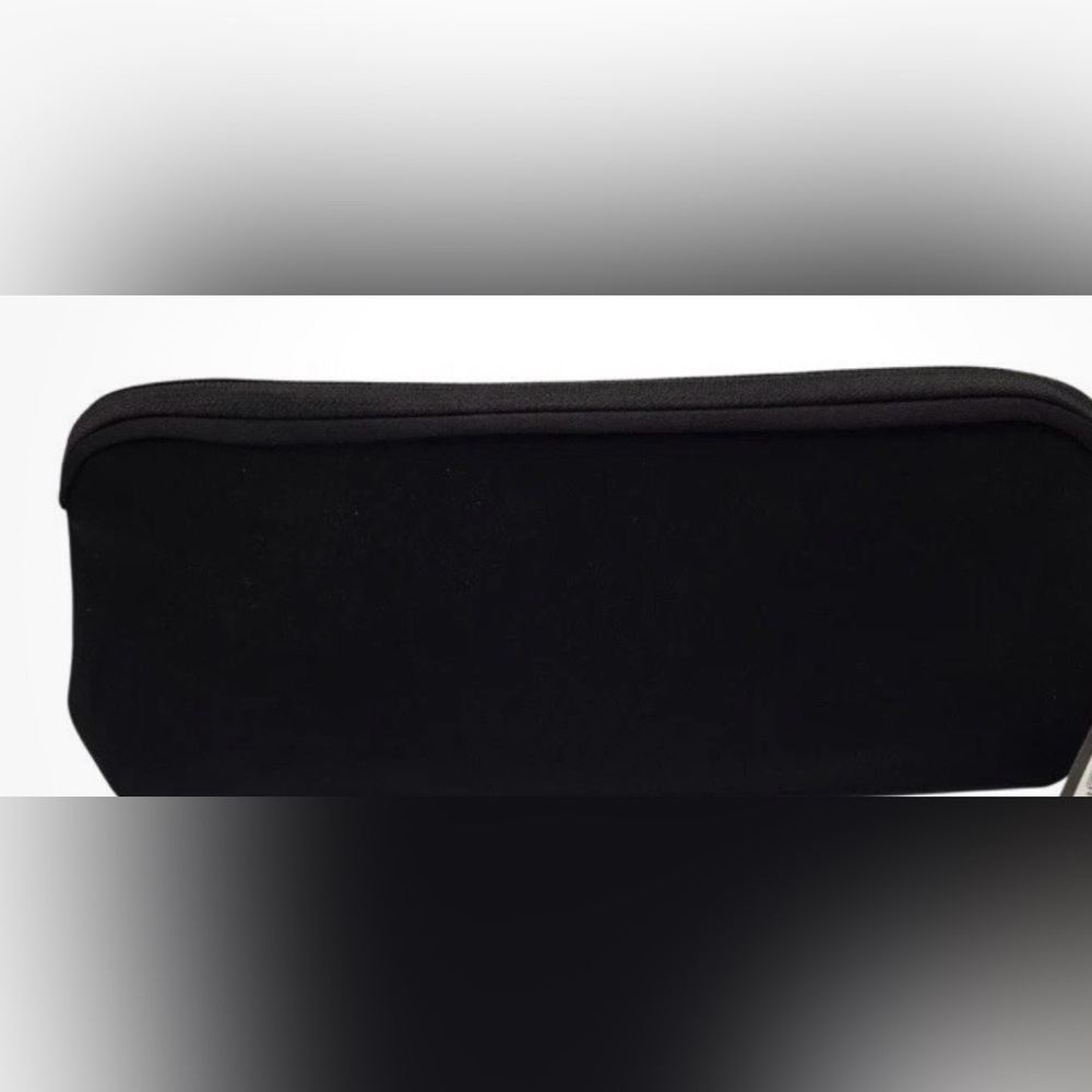 NEW, SKIMS Neoprene Black LARGE Pouch Bag Clutch for Shapewear Makeup Travel Bag - Picture 2 of 3